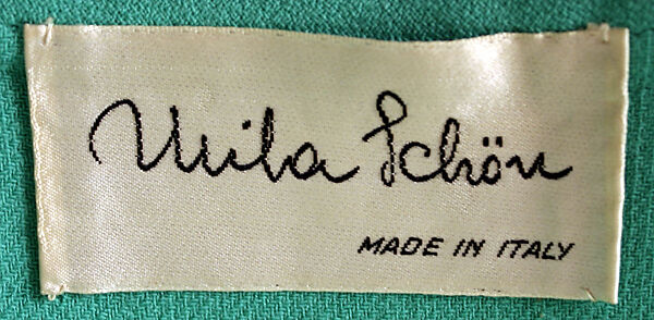 Ensemble, Mila Schön (Italian, born Yugoslavia, 1916–2008 Alessandria), wool, Italian