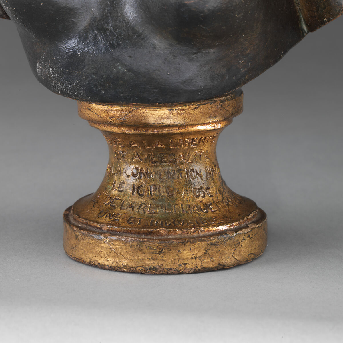 Bust of a Woman, After a model by Jean Antoine Houdon (French, Versailles 1741–1828 Paris), Terracotta and paint, French