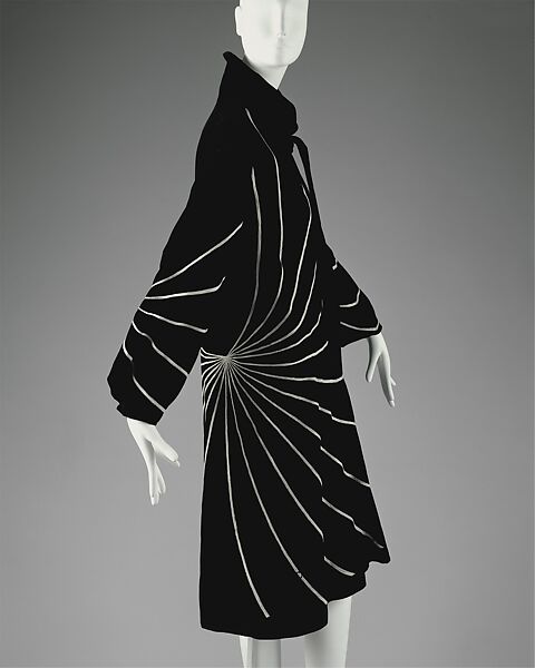 Evening coat, House of Lanvin (French, founded 1889), cotton, wool, French 