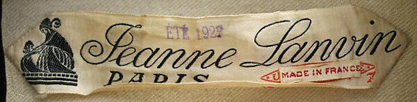 Evening coat, House of Lanvin (French, founded 1889), cotton, wool, French