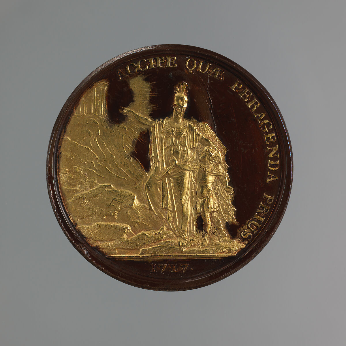 Louis XV: Education of the King, Jean Le Blanc (French, 1676/77–1749), Gilt bronze, lacquered ground, French, Paris