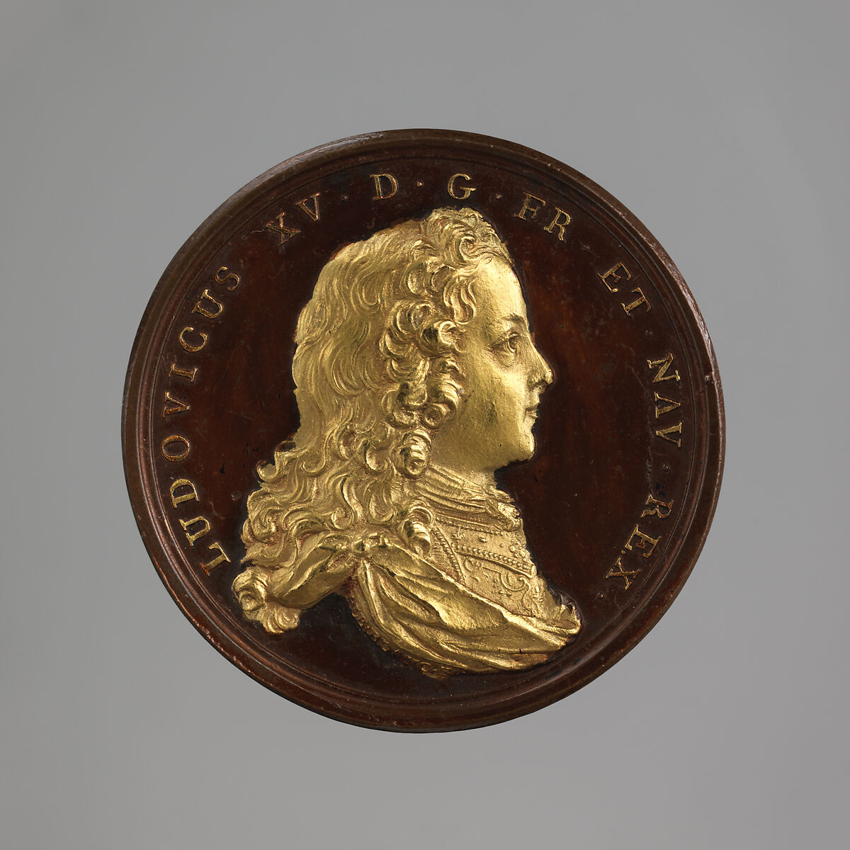 Louis XV: Education of the King, Jean Le Blanc (French, 1676/77–1749), Gilt bronze, lacquered ground, French, Paris 