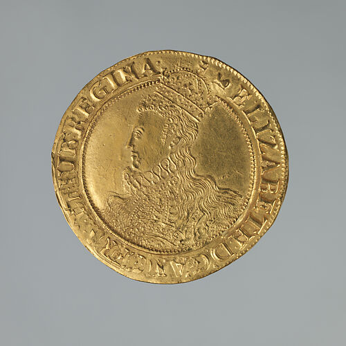 Crown gold sovereign of Elizabeth I