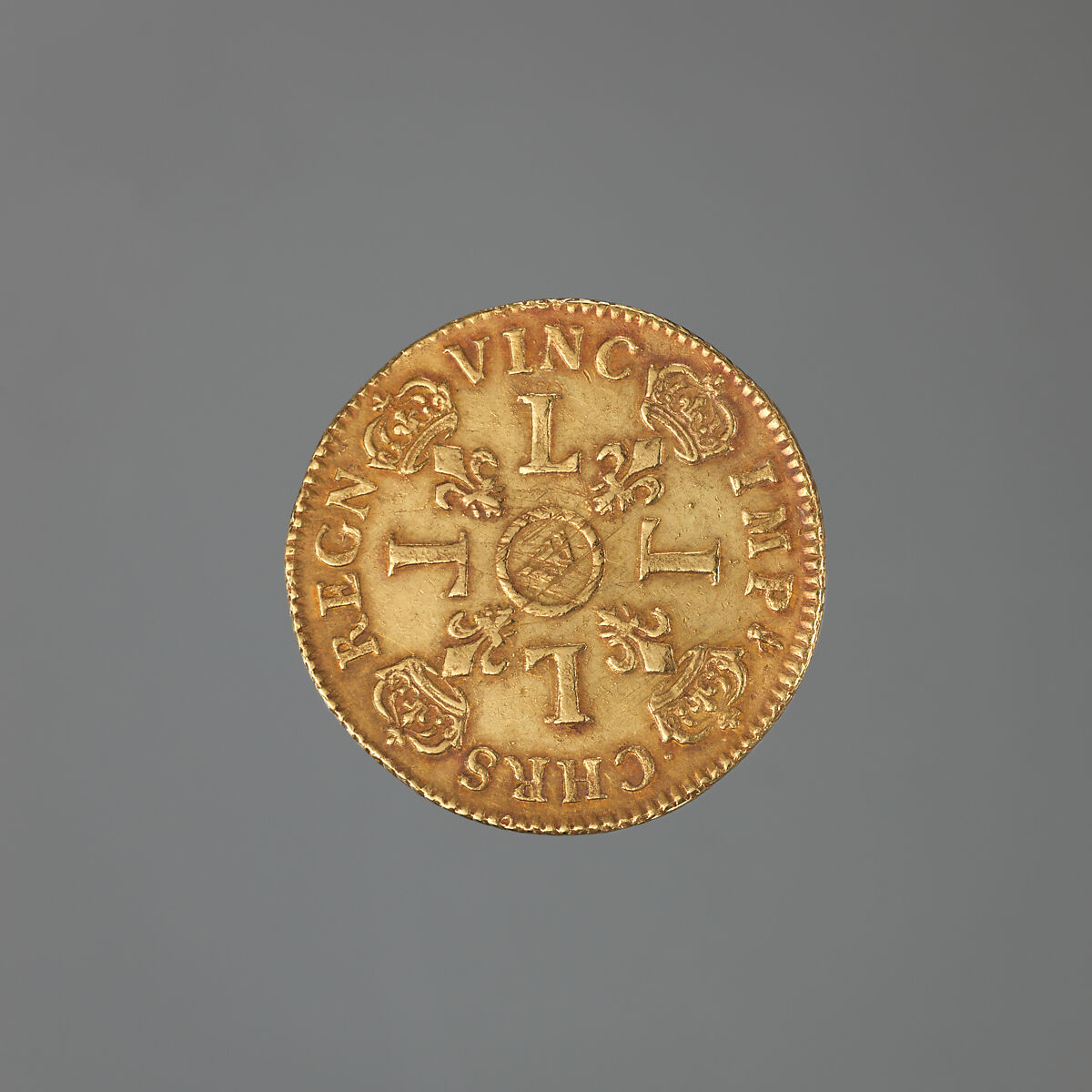 Double Louis d’or of Louis XIV of France (b.1638; r. 1643–1715), Gold, French