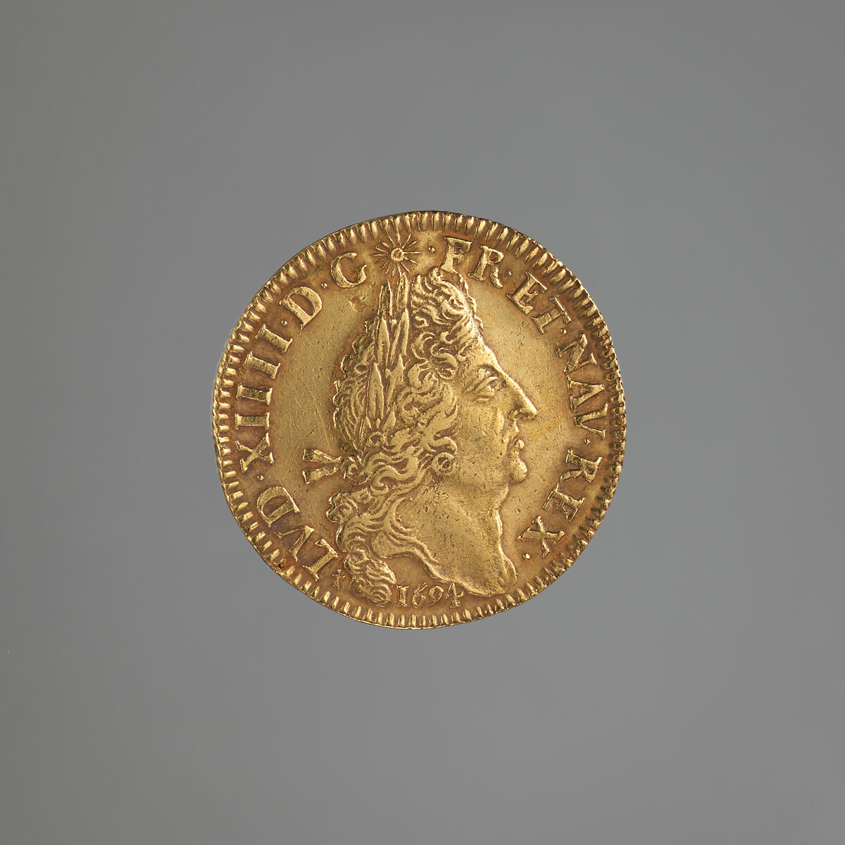 Double Louis d’or of Louis XIV of France (b.1638; r. 1643–1715), Gold, French 