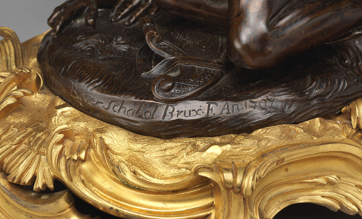 Elector Maximilian II Emanuel of Bavaria on Horseback, Roger Schabol (Flemish, active Paris, ca. 1690– after 1714), Bronze, with gilt-bronze base of about two decades later, Flemish, Brussels