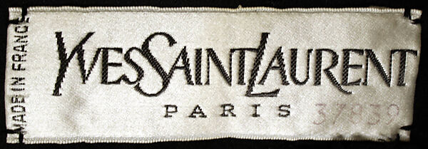 Ensemble, Yves Saint Laurent (French, founded 1961), nylon, rayon, acetate, cotton, French