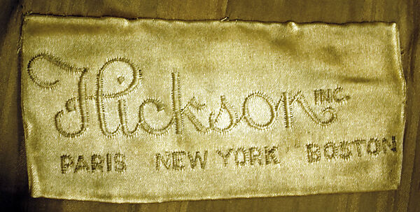 Suit, Hickson Inc. (American, 1902–1931), wool, American or European