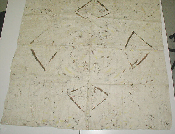 Textile, Bark cloth (mulberry fibers), Samoan (?)