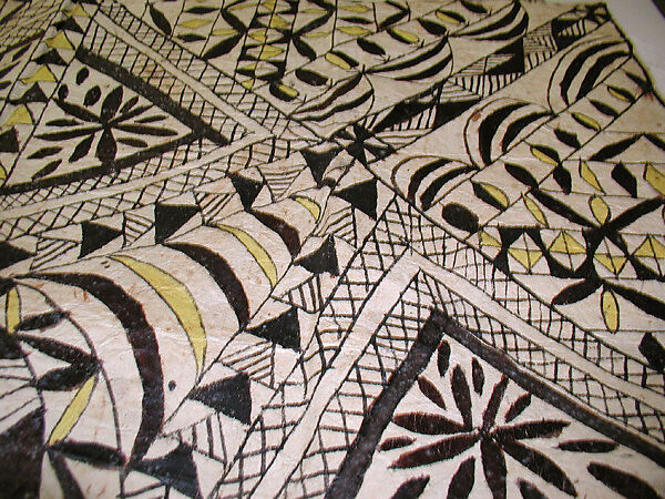 Textile, Bark cloth (mulberry fibers), Samoan (?)