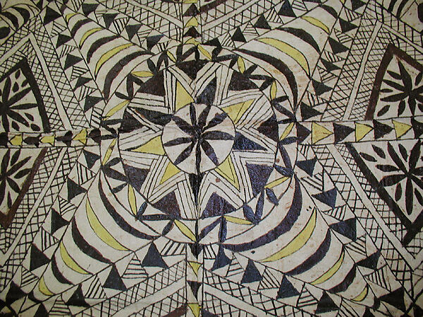 Textile, Bark cloth (mulberry fibers), Samoan (?)