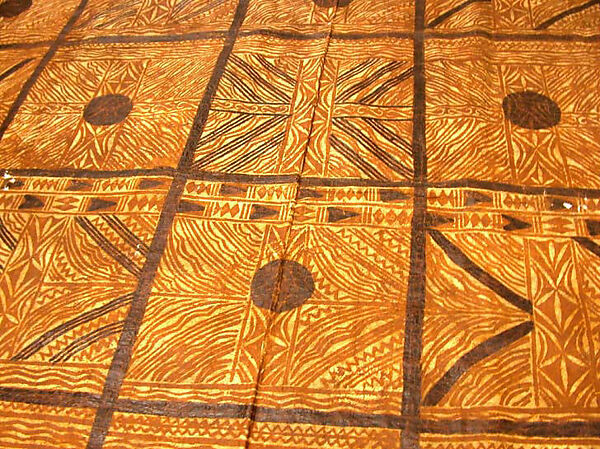 Printed tapa cloth, Barkcloth, Tonga