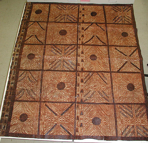 Printed tapa cloth