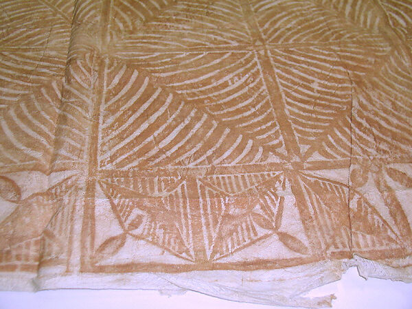 Printed Tapa Cloth, Barkcloth, Tonga or Samoa