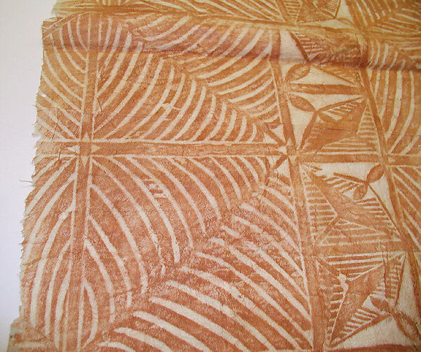 Printed Tapa Cloth, Barkcloth, Tonga or Samoa