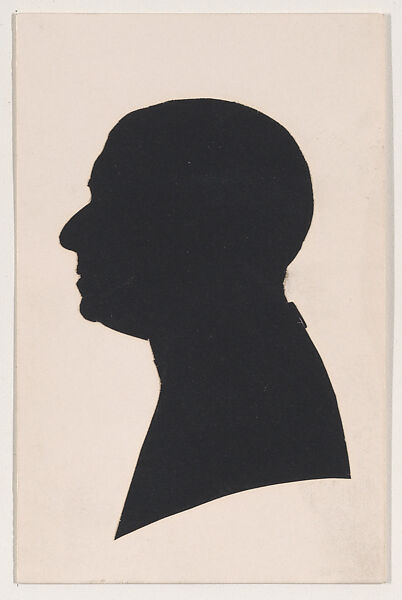 Silhouette of Reverend Glenn Tilley Morse, Alice Morse Achorn (American, Boston, Massachusetts 1867–1934 Brunswick, Maine), Cut paper 