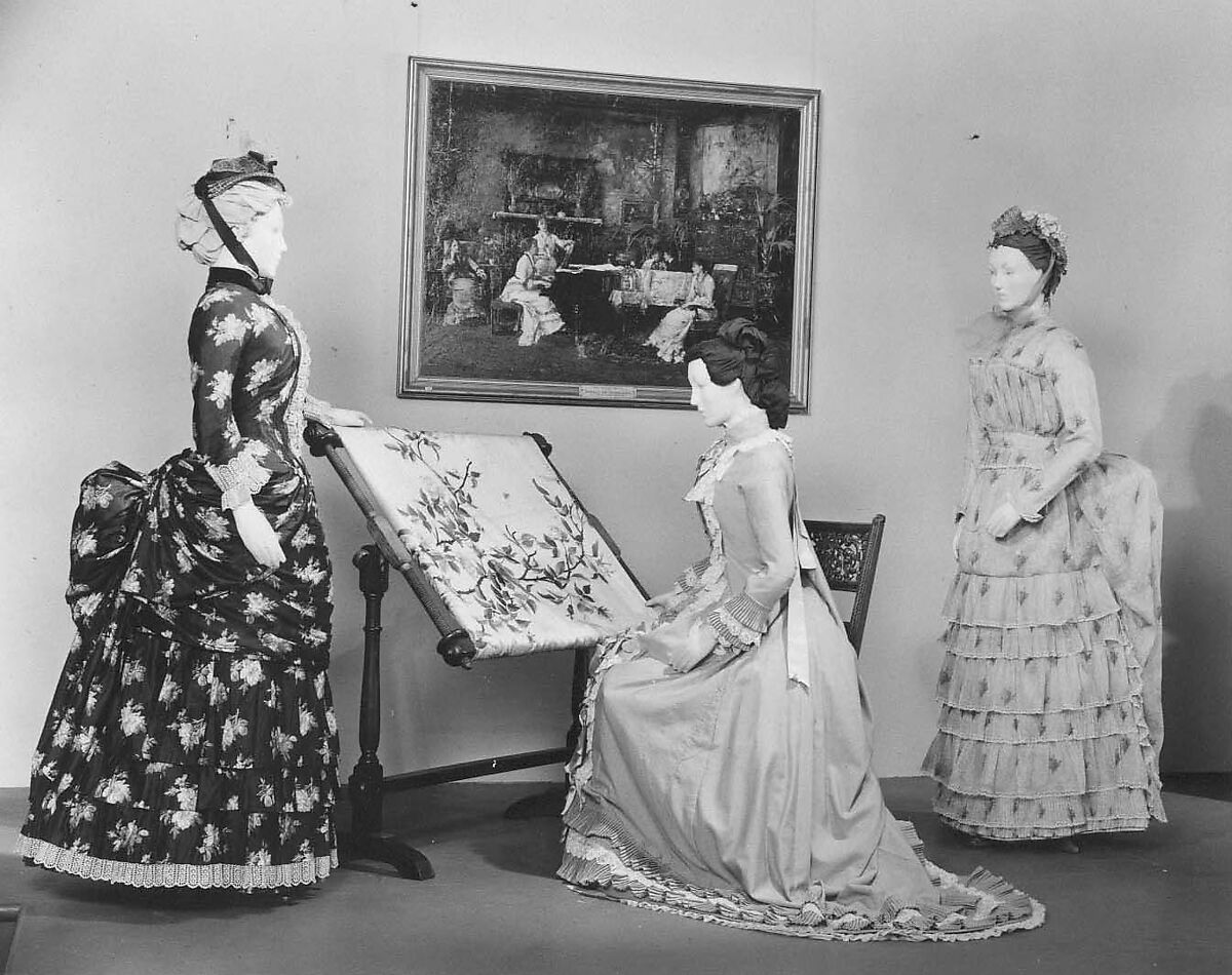 Promenade dress, Mme. Blanchard (French), silk, French