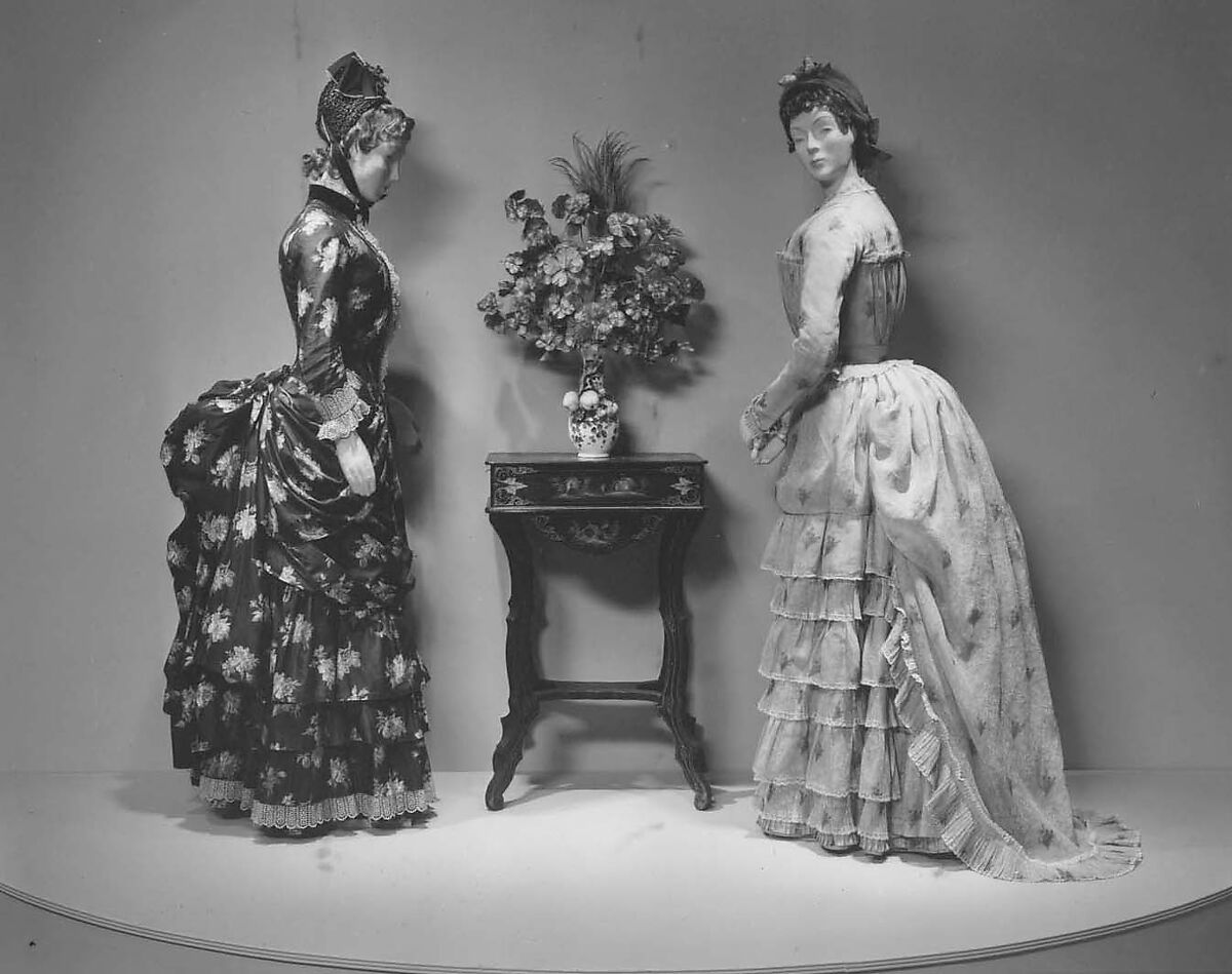 Promenade dress, Mme. Blanchard (French), silk, French