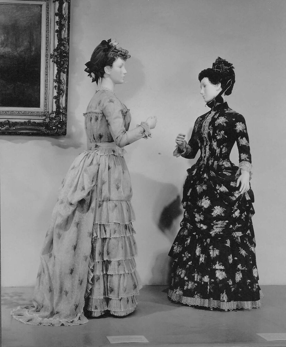 Promenade dress, Mme. Blanchard (French), silk, French