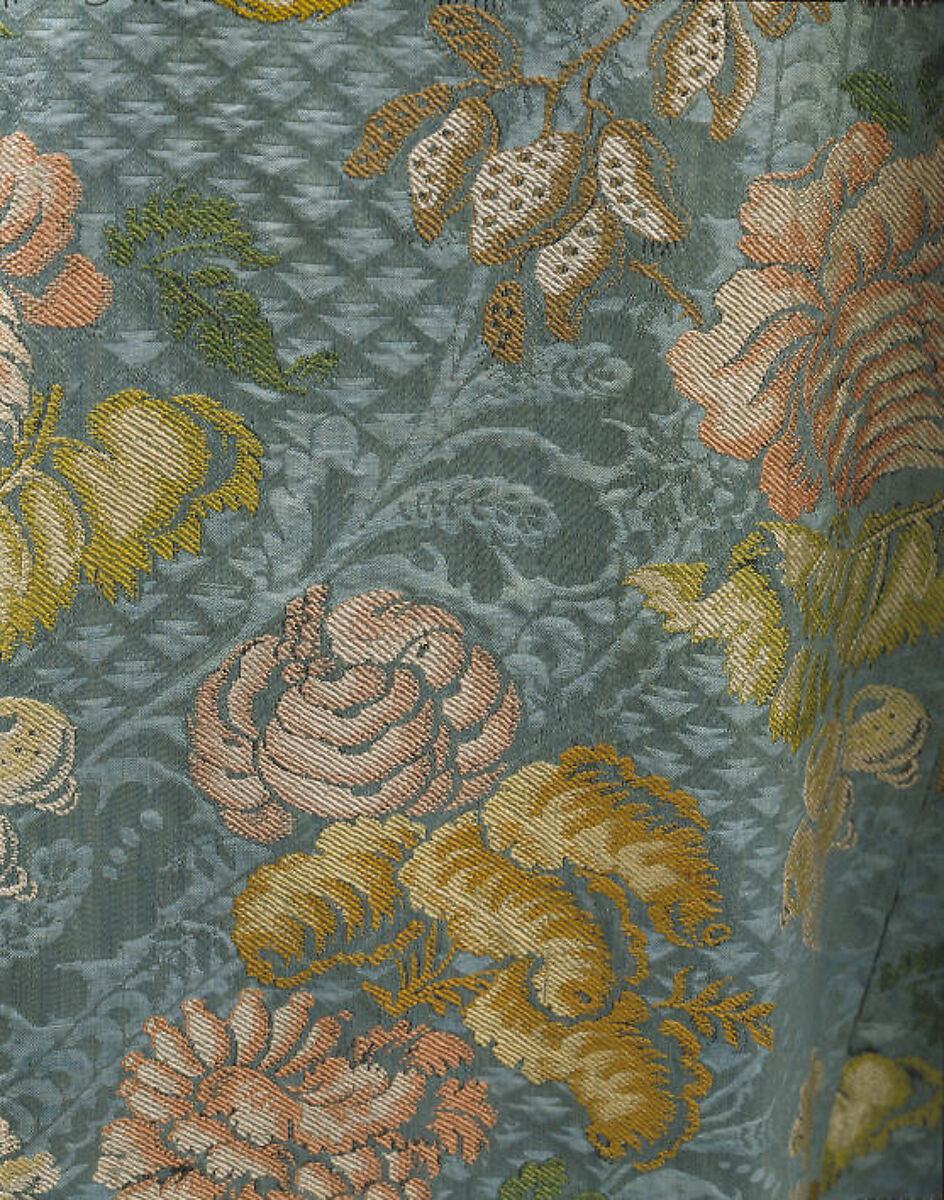 Robe à la française, silk, British