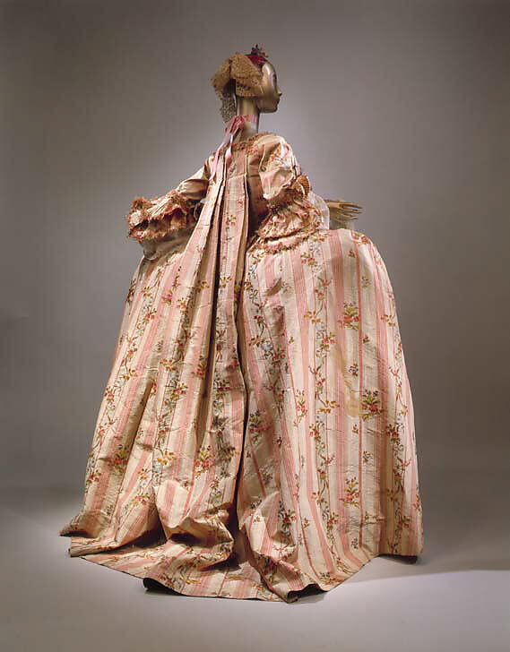Robe à la française, silk, French
