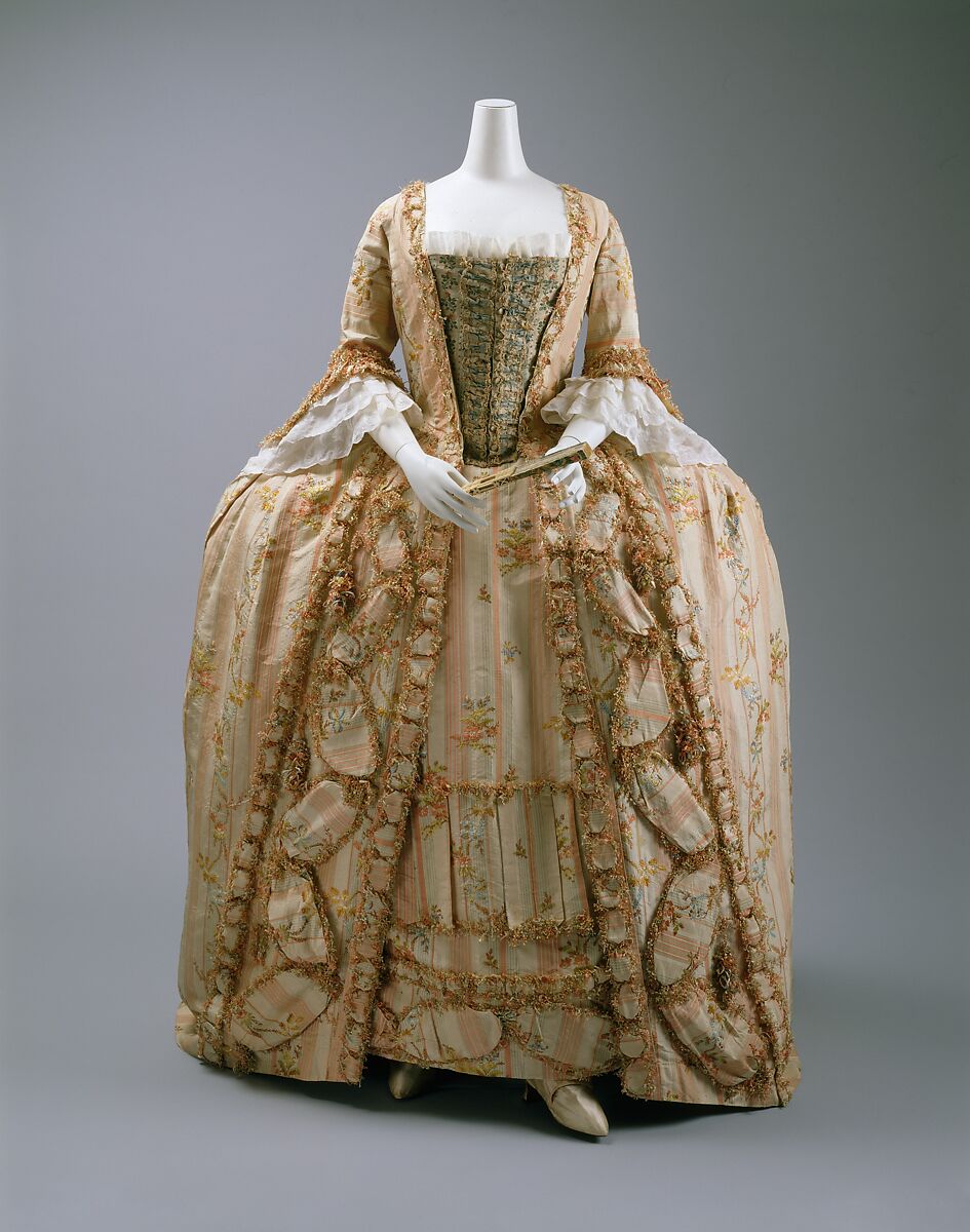 robe à la française  Fashion History Timeline