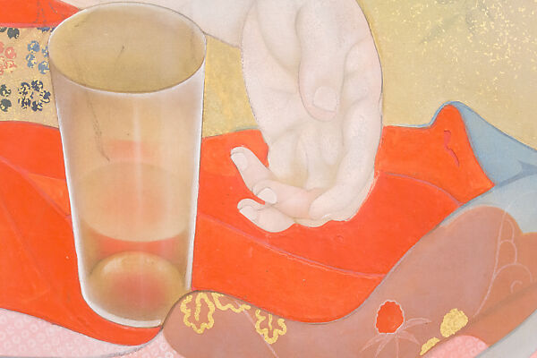 Primavera (Haru), Kainoshō Tadaoto 甲斐庄楠音 (Japanese, 1894–1978), Two-panel screen; ink, color and gold on silk, Japan