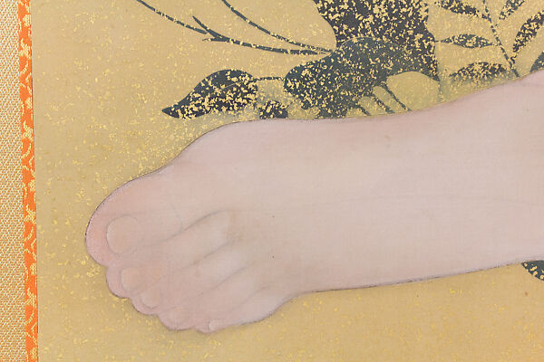 Primavera (Haru), Kainoshō Tadaoto 甲斐庄楠音 (Japanese, 1894–1978), Two-panel screen; ink, color and gold on silk, Japan