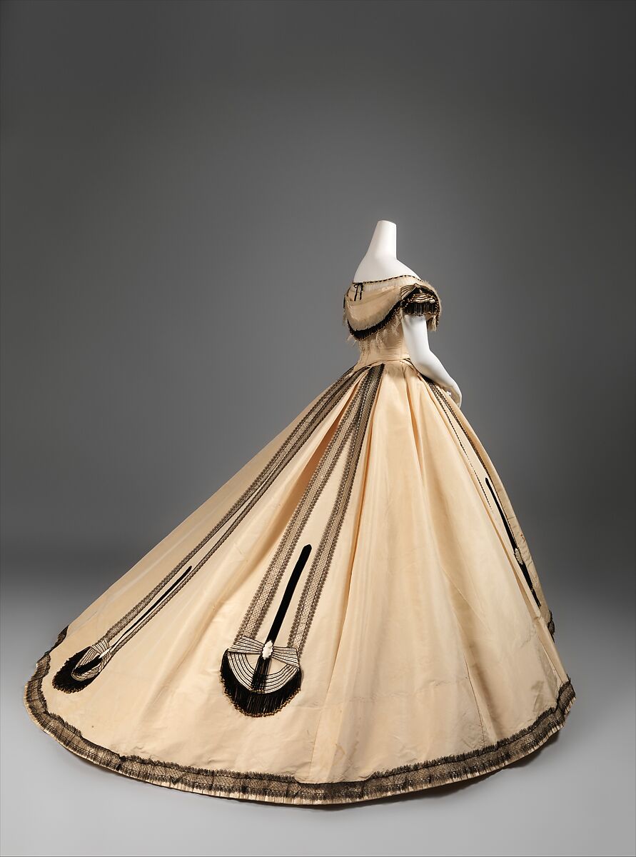 Ball gown, Maison Pingat (French), silk, French