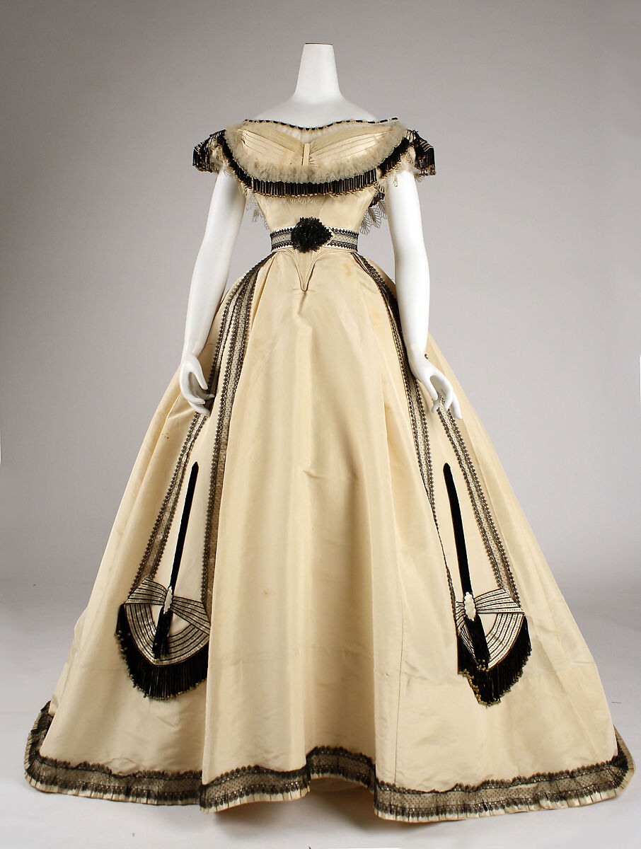 Ball gown, Maison Pingat (French), silk, French