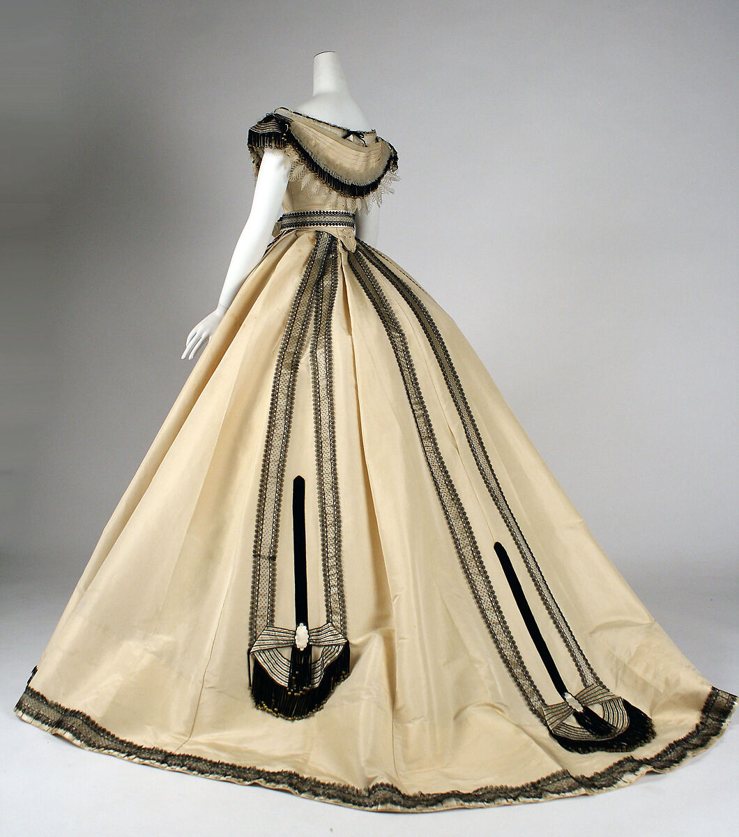 Ball gown, Maison Pingat (French), silk, French