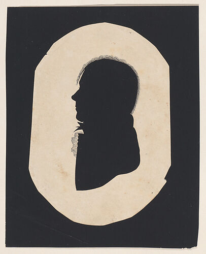 Silhouette of an unknown man