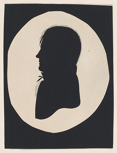 Silhouette of an unknown man