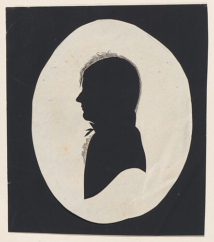 Silhouette of an unknown man