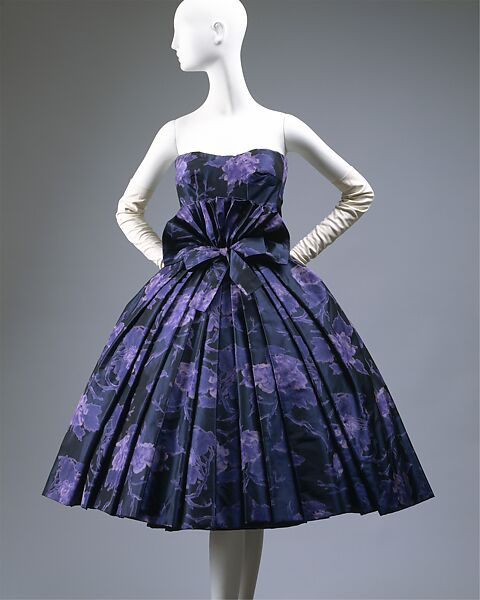 "Eventail", House of Dior (French, founded 1946), silk, French 