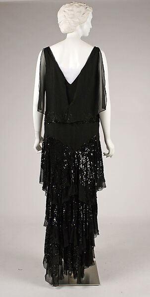 Evening ensemble, House of Worth (French, 1858–1956), silk, plastic, French