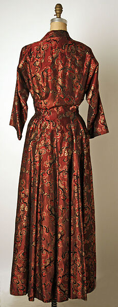 Evening coat, Valentina (American, born Kyiv 1899–1989), silk, American