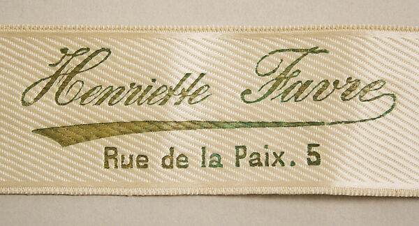 Evening dress, Henriette Favre, silk, sequins, French