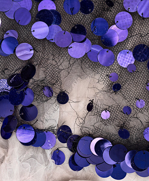 Evening dress, silk, gelatin, French