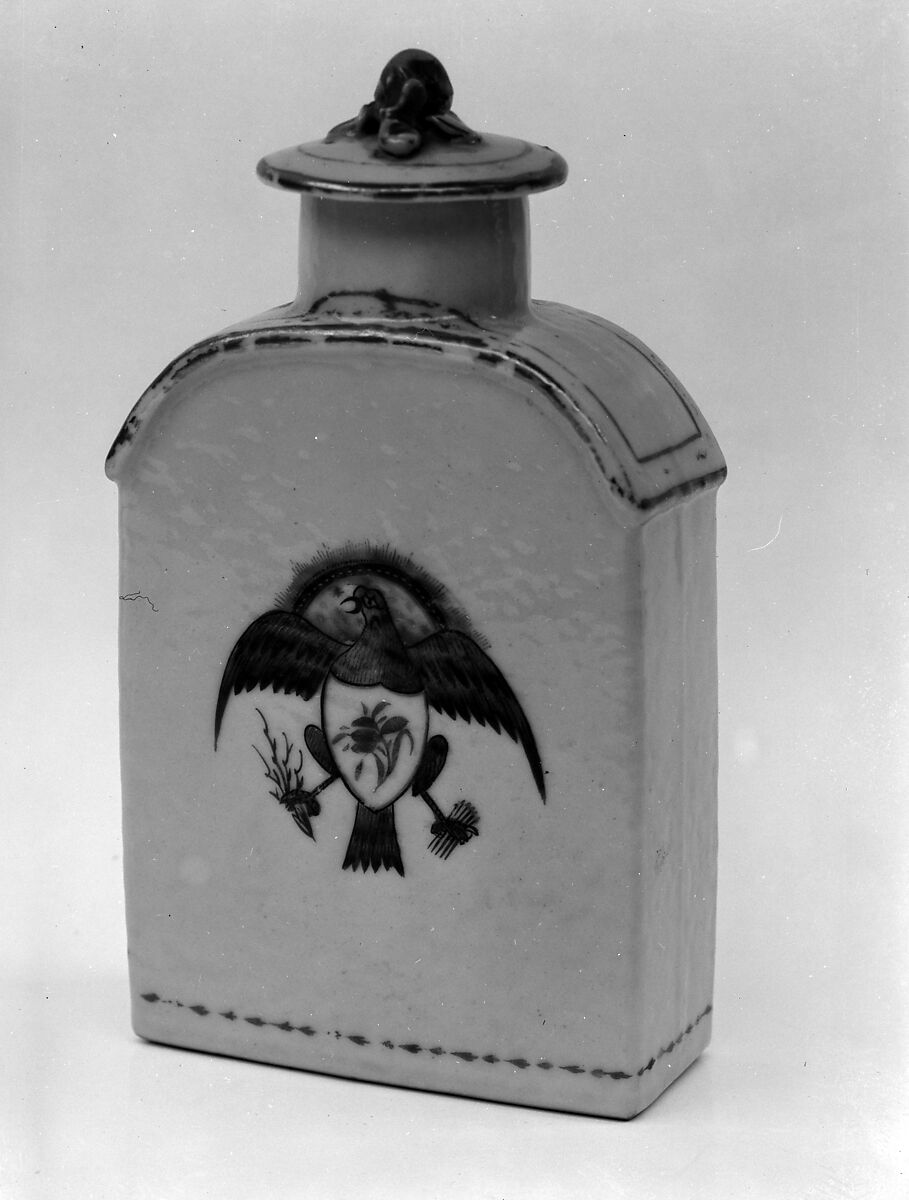 Tea Caddy, Porcelain, Chinese 