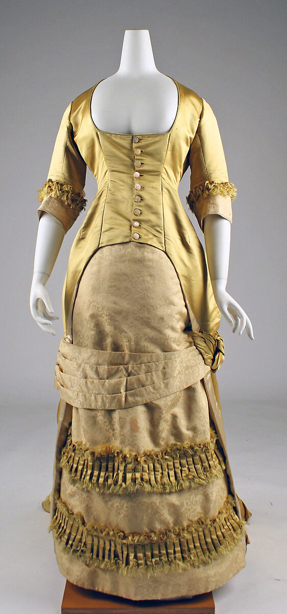 Evening dress, silk, European