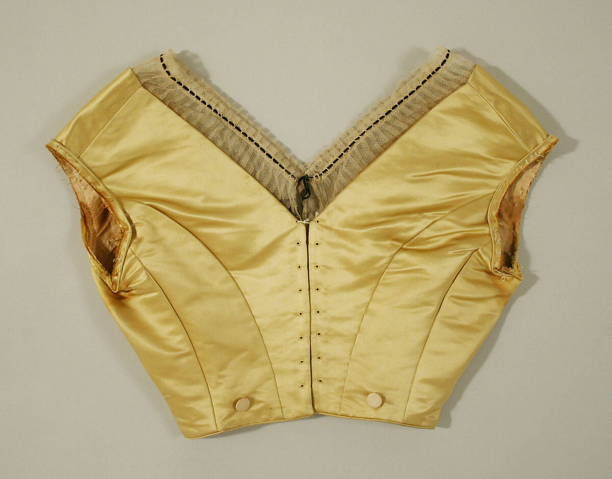 Evening dress, silk, European