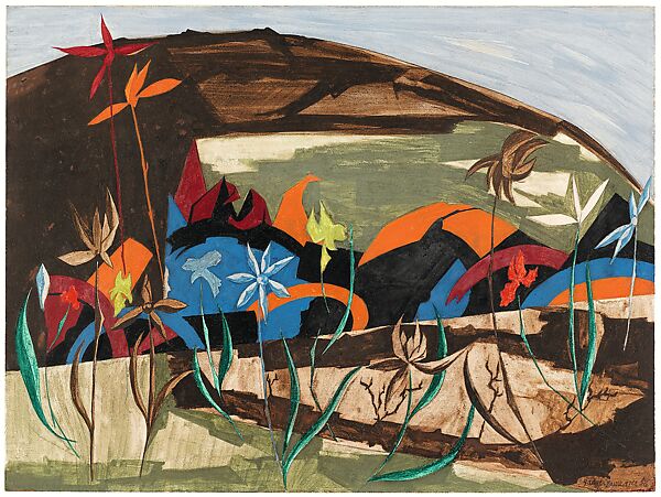 Peace, Jacob Lawrence (American, Atlantic City, New Jersey 1917–2000 Seattle, Washington), Egg tempera on hardboard 