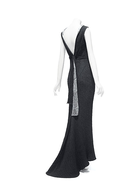 Dinner dress, Schiaparelli (French, founded 1927), silk, French