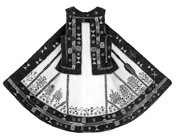 Ensemble, linen, wool, Greek