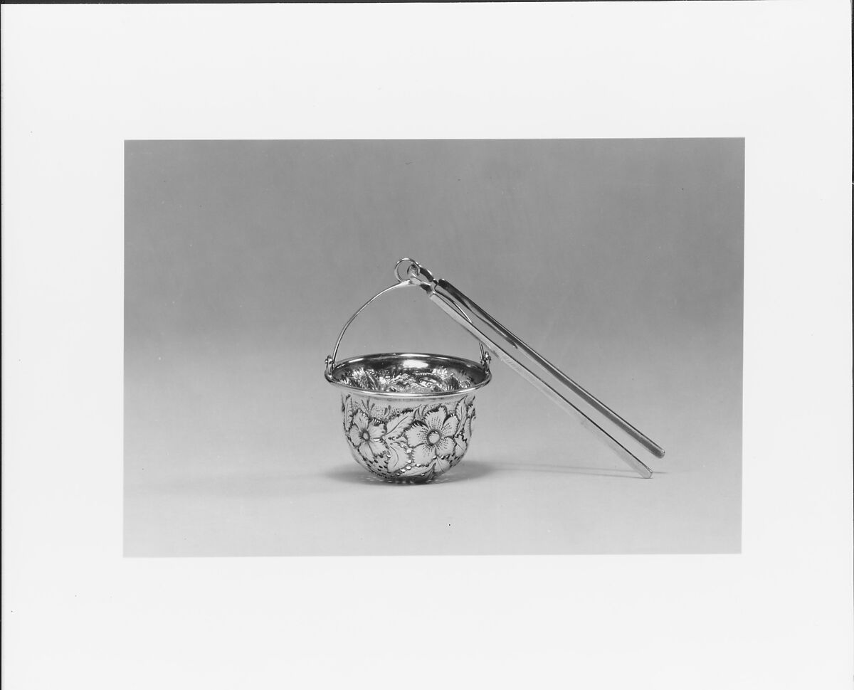 Tea Strainer, Andrew Ellicott Warner (1786–1870), Silver, American