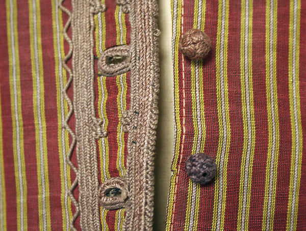 Ensemble, Silk, cotton, wool, metal wrapped thread