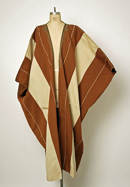 Ensemble, Silk, cotton, wool, metal wrapped thread