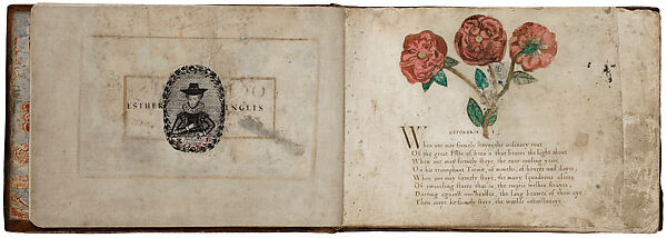 Octonaries Upon the Vanitie and Inconstancie of the World, Esther Inglis, Ink and watercolor on paper
