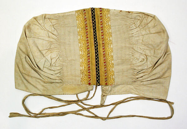 Ensemble, cotton, silk, Czech